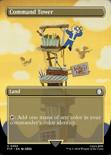 Command Tower, Magic card PIP 360 — Fallout set