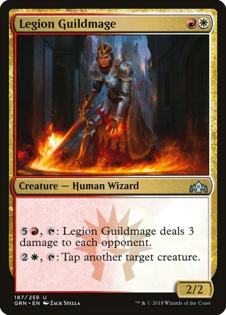 Legion Guildmage, Magic card GRN 187 — Guilds of Ravnica set