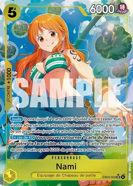 Nami, carte One Piece EB03-053 — extension ONE PIECE HEROINES EDITION