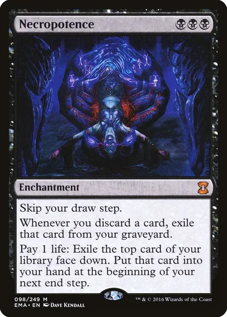 Necropotence, Magic card EMA 98 — Eternal Masters set