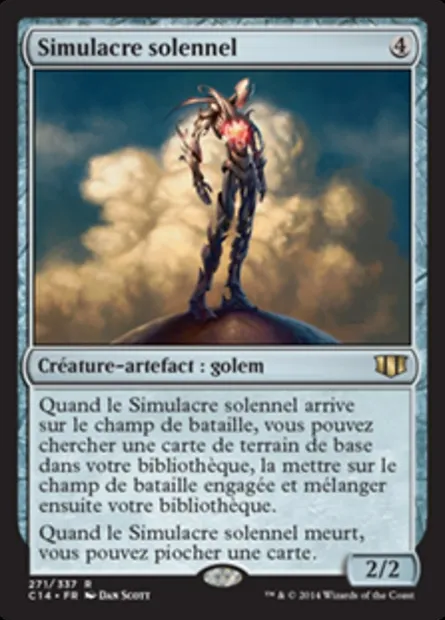 Simulacre solennel, carte Magic C14 271 — extension Commander 2014