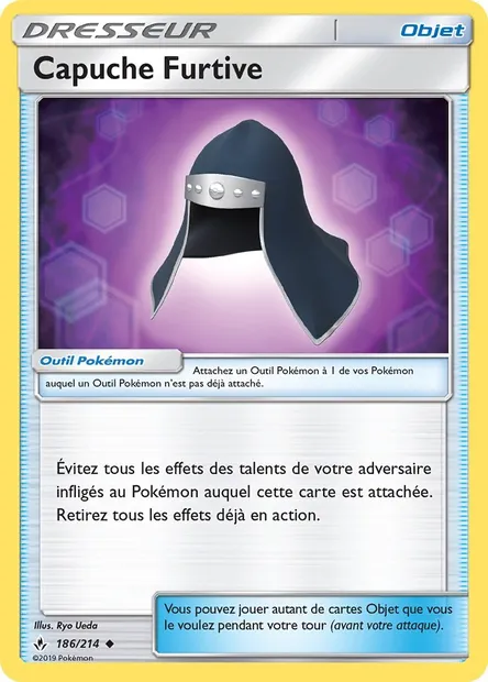 Capuche Furtive, carte Pokémon UNB 186 — extension Alliance Infaillible