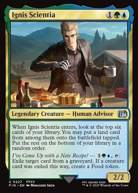 Ignis Scientia, Magic card FIN 227 — Final Fantasy set