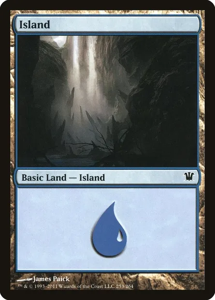 Island, Magic card ISD 253 — Innistrad set