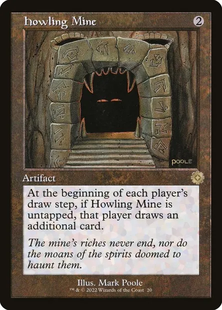 Howling Mine, Magic card BRR 20 — The Brothers' War Retro Artifacts set