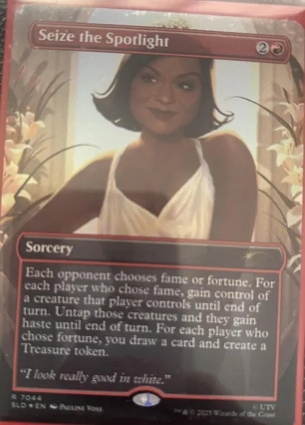 Seize the Spotlight, Magic card SLD 7044 — Secret Lair Drop set