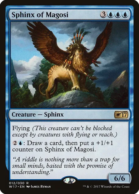 Sphinx of Magosi, Magic card W17 12 — Welcome Deck 2017 set