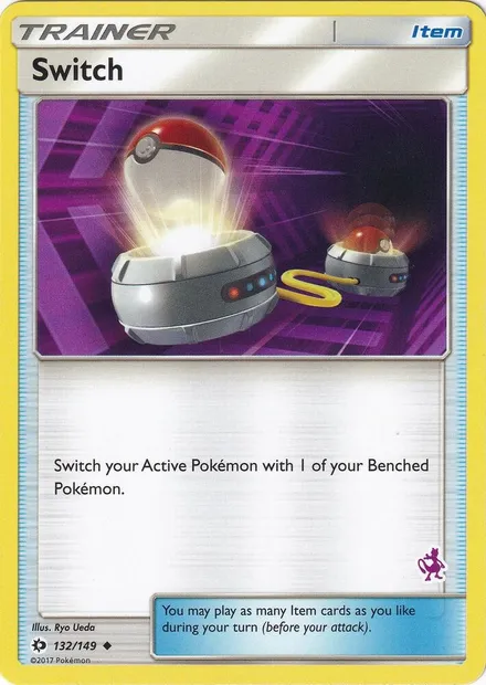 Switch, Pokémon card BA20 132m — Battle Academy 2020 set