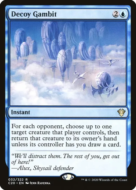 Decoy Gambit, Magic card C20 32 — Commander 2020 set