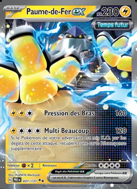 Paume-de-Fer-ex, carte Pokémon PRE 031 — extension Évolutions Prismatiques