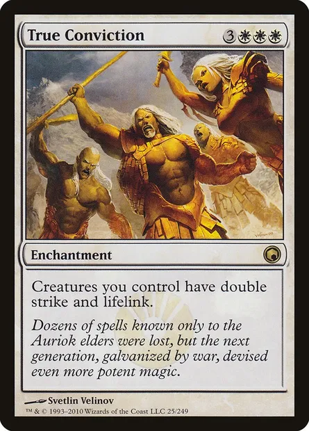True Conviction, Magic card SOM 25 — Scars of Mirrodin set