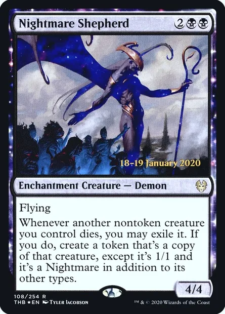 Berger de cauchemar, carte Magic PTHB 108s — extension Theros Beyond Death Promos