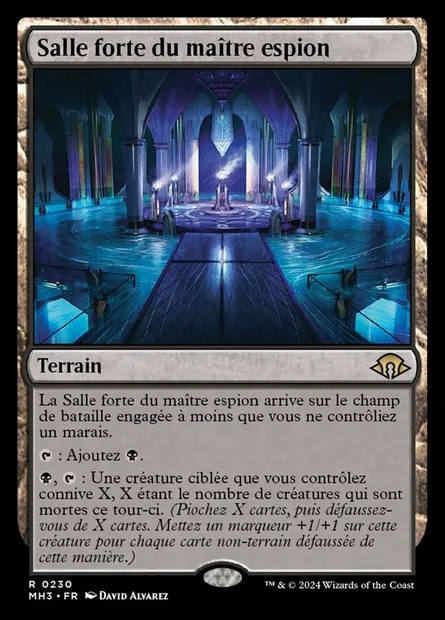 Salle forte du maître espion, carte Magic MH3 230 — extension Modern Horizons 3