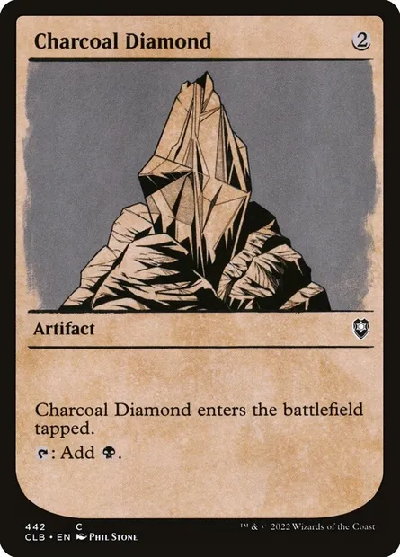 Charcoal Diamond, Magic card CLB 442 — Commander Legends: Battle for Baldur's Gate set