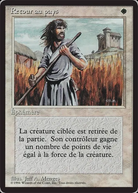 Swords to Plowshares, Magic card FBB 41 — Foreign Black Border set