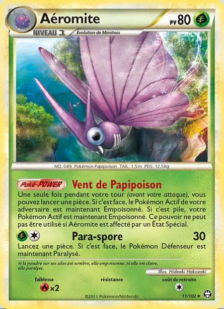 Aéromite, carte Pokémon TM 11 — extension Triomphant
