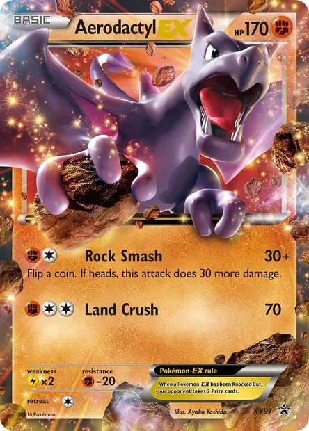 Aerodactyl EX, Pokémon card XY 97 — XY Black Star Promos set