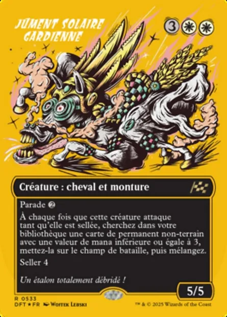 Jument solaire gardienne, carte Magic DFT 533 — extension Aetherdrift