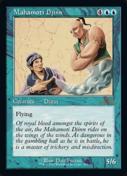 Djinn mahâmot, carte Magic 30A 361 — extension 30th Anniversary Edition