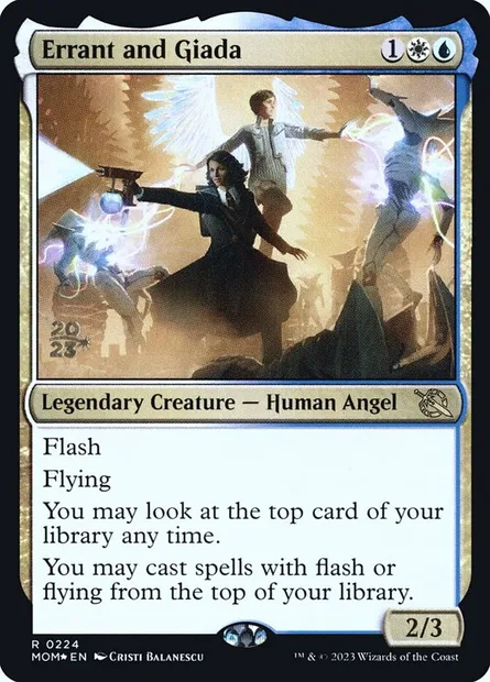 Errant and Giada, Magic card PMOM 224s — March of the Machine Promos set