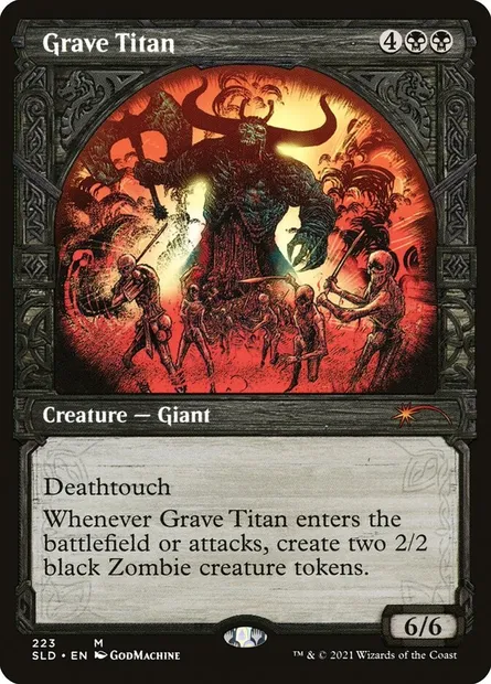 Grave Titan, Magic card SLD 223 — Secret Lair Drop set