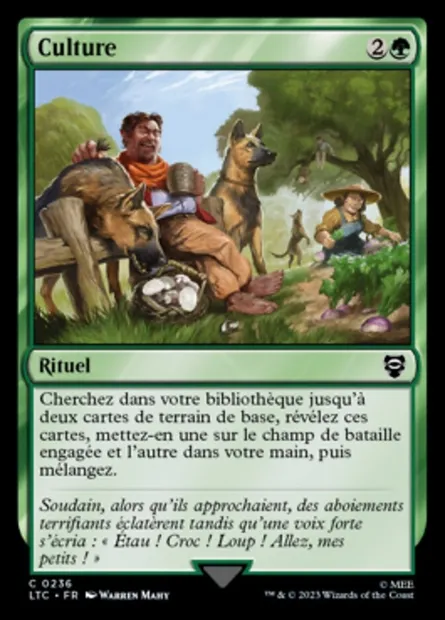 Culture, carte Magic LTC 236 — extension Tales of Middle-earth Commander