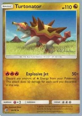 Turtonator ◇ Prism Star, carte Pokémon WCD19 050 — extension World Championship Decks 2019