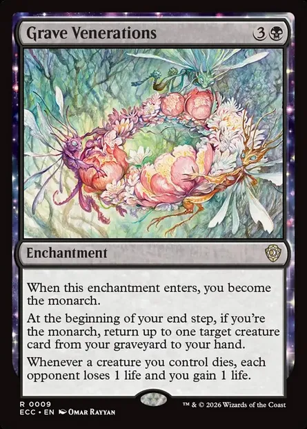 Grave Venerations, Magic card ECC 9 — Lorwyn Eclipsed Commander set
