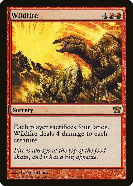 Wildfire, Magic card 9ED 228★ — Ninth Edition set