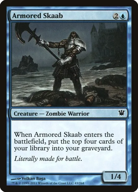 Armored Skaab, Magic card ISD 43 — Innistrad set