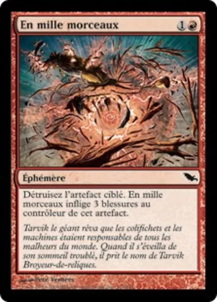 En mille morceaux, carte Magic SHM 107 — extension Sombrelande