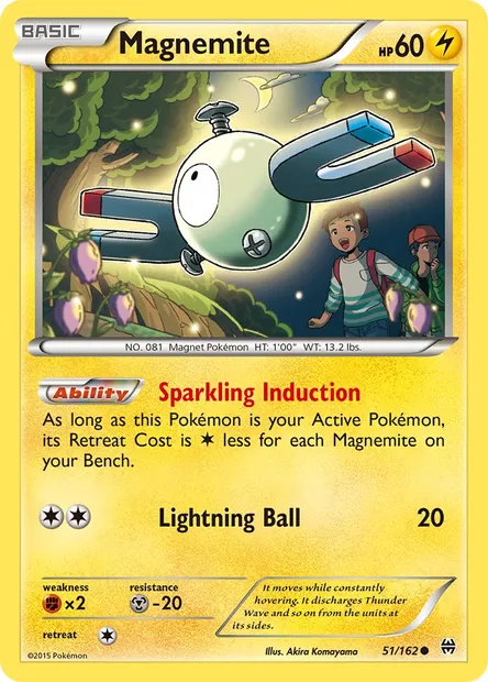Magnemite, Pokémon card BKT 51 — BREAKthrough set