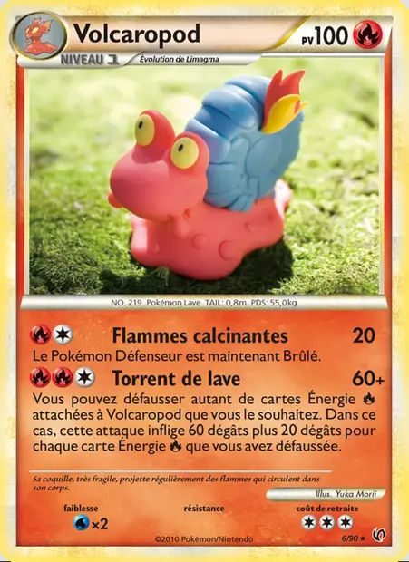Volcaropod, carte Pokémon UD 6 — extension Indomptable