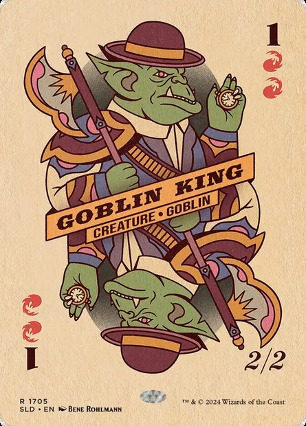 Goblin King, Magic card SLD 1705 — Secret Lair Drop set