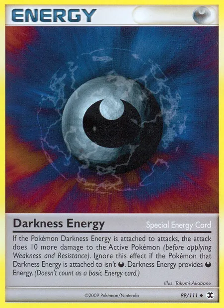 Darkness Energy, Pokémon card RR 99 — Rising Rivals set