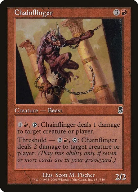 Chainflinger, Magic card ODY 181 — Odyssey set