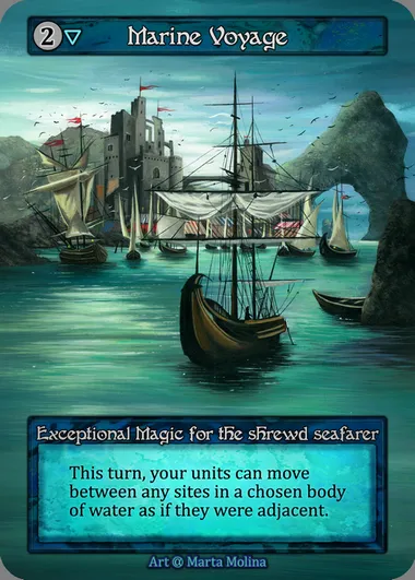 Marine Voyage, carte Sorcery ALP 237 — extension Alpha
