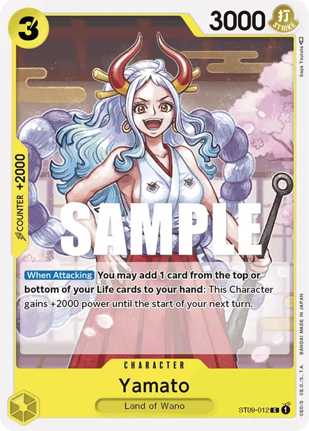 Yamato, One Piece card ST09-012 — Yamato set