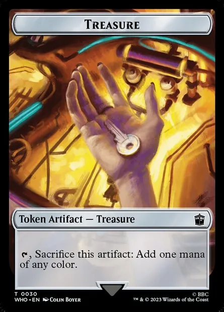 Treasure, Magic card TWHO 30 — Doctor Who Tokens set
