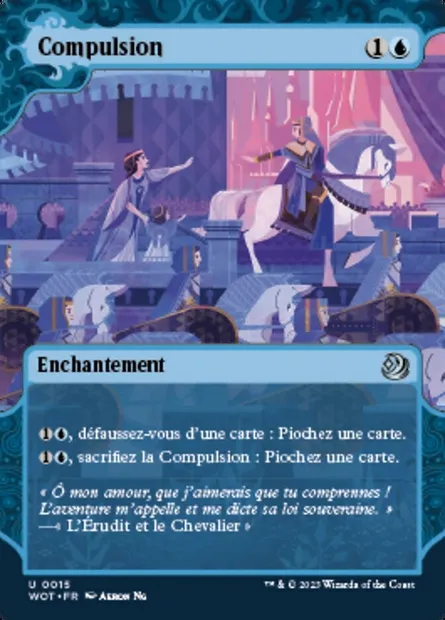 Compulsion, carte Magic WOT 15 — extension Wilds of Eldraine: Enchanting Tales