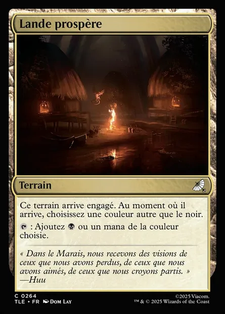 Lande prospère, carte Magic TLE 264 — extension Avatar: The Last Airbender Eternal