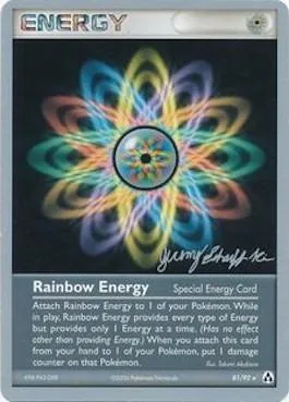 Rainbow Energy, Pokémon card WCD07 081-4 — World Championship Decks 2007 set