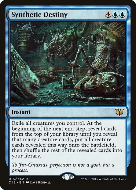 Synthetic Destiny, Magic card C15 15 — Commander 2015 set
