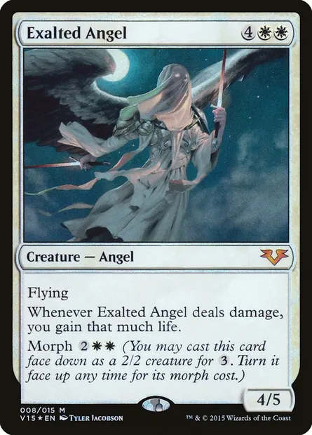 Exalted Angel, Magic card V15 8 — From the Vault: Angels set