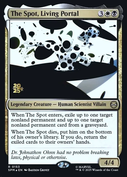 La Tache, portail vivant, carte Magic PSPM 153s — extension Marvel's Spider-Man Promos