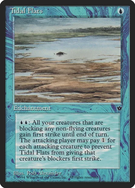 Tidal Flats, carte Magic FEM 27a — extension Fallen Empires