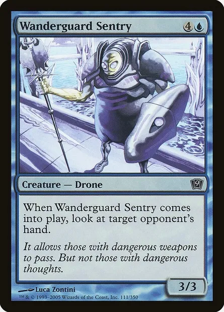 Wanderguard Sentry, Magic card 9ED 111★ — Ninth Edition set
