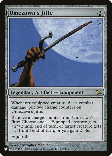 Jitte d'Umezawa, carte Magic PLST BOK-163 — extension The List