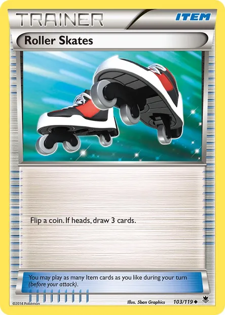Roller Skates, Pokémon card PHF 103 — Phantom Forces set