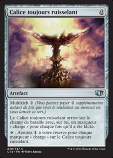 Calice toujours ruisselant, carte Magic C14 239 — extension Commander 2014